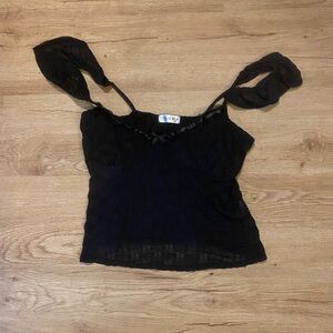 Elegant Black Women's Top